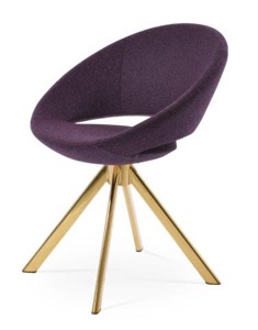 sohoConcept Crescent Sword Swivel Chair