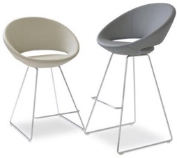 sohoConcept Crescent Wire Stool Counter & Bar
