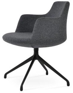 sohoConcept Dervish Spider Swivel Armchair