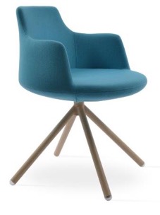 sohoConcept Dervish Stick Swivel Armchair