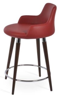 sohoConcept Dervish Wood Stool Counter & Bar