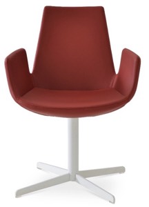 sohoConcept Eiffel 4 Star Swivel Armchair