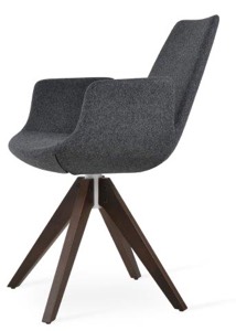 sohoConcept Eiffel Pyramid Swivel Dining Armchair