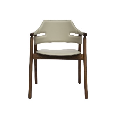 sohoConcept Genoa Wood Arm Dining Chair