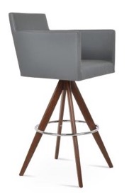 sohoConcept Harput Pyramid-mw Arm Stool (swivel)