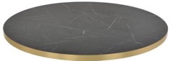 sohoConcept HPL - MDF Laminate Veneer Round +aluminum Edge