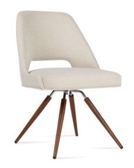 sohoConcept Marash Carrot Swivel Dining Chair