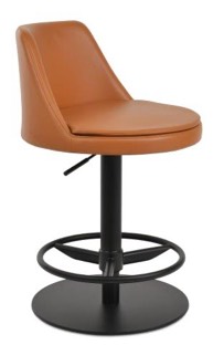 sohoConcept Martini Piston Stool Full Footrest