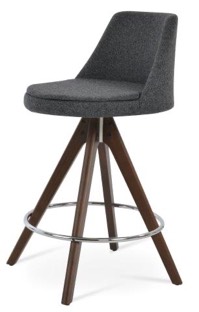sohoConcept Martini Pyramid Wood Swivel Counter & Bar