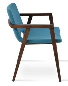 sohoConcept Nevada Wood Arm Chair