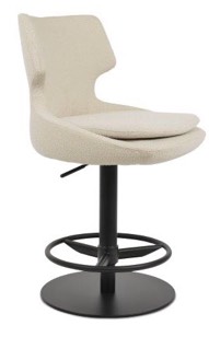 sohoConcept Patara Piston Stool Full Footrest