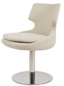 sohoConcept Patara Round Swivel Chair