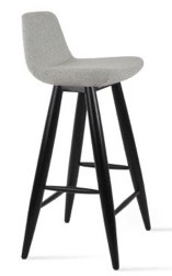 sohoConcept Pera Baba Wood Stool Counter & Bar