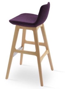 sohoConcept Pera Wood Stool Counter & Bar