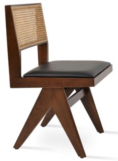 sohoConcept Pierre J. Dining Chair Soft Seat Back Natural Cane