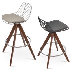 sohoConcept Tiger Mini Pyramid-mw Swivel Stool Counter & Bar