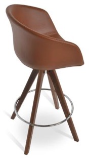 sohoConcept Tribeca Pyramid Wood Swivel Counter & Bar