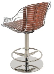 sohoConcept Zebra Piston Stool Full Footrest