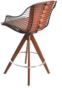 sohoConcept Zebra Pyramid-mw Swivel Stool Counter&bar